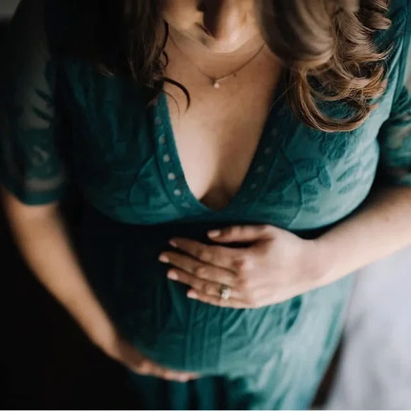 Pinkblush | Dresses | Elegant Teal Lace Maternity Dress By Pinkblush |  Poshmark